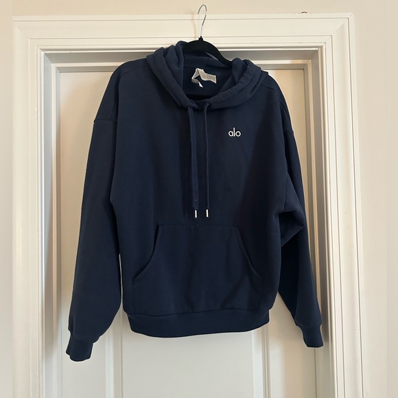 Navy ALO hoodie - Picture 1 of 1